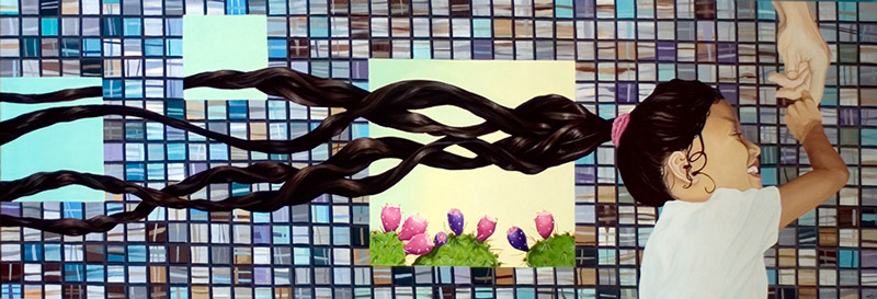 Oil Painting by Artist Alex Radin titled Resiliace